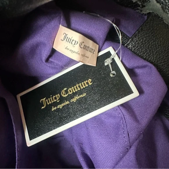 Juicy Couture 2013” Beverly Leopard Daydreamer Tote in Black & Metallic Gold NWT - Picture 7 of 16